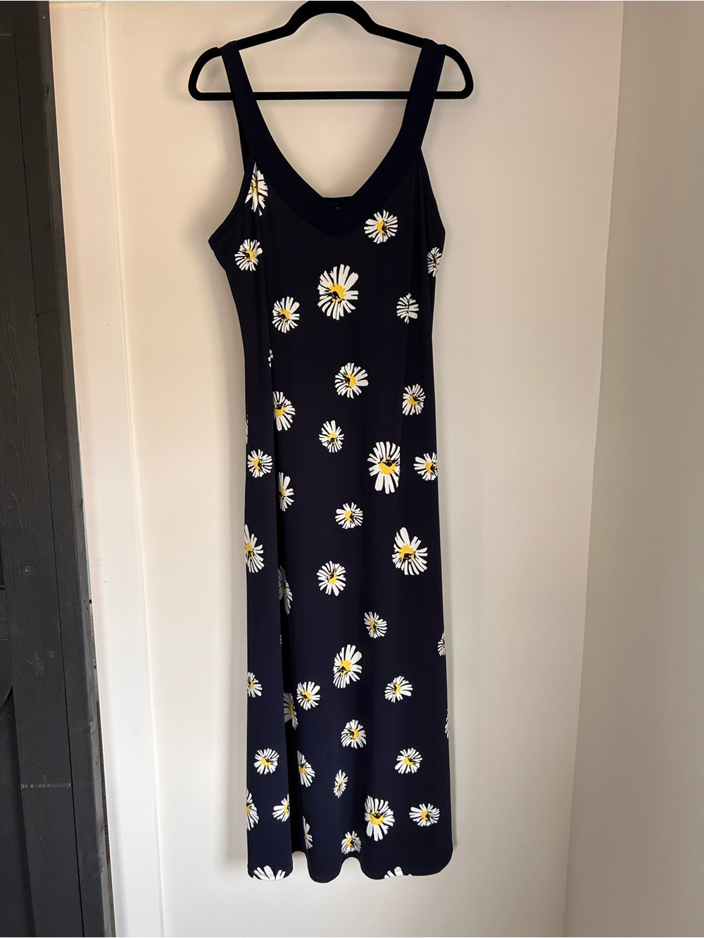 Navy Daisy Print Maxi Dress - Women's Floral Summer Dress